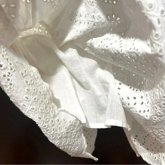 SEA Vienne Open Back Cutout Ruffle Sleeves Dress Size Medium NWT - Picture 10 of 11